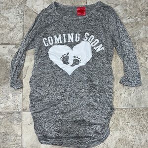 Medium New Recruit Maternity Coming Soon top